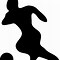 Image result for Soccer Silhouette Clip Art