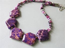 Image result for Purple Stone Necklace