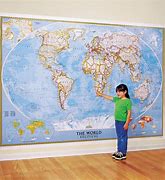 Image result for Large Wall World Map