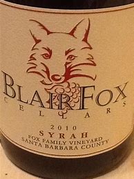 Image result for Blair Fox Syrah Fox Family