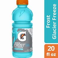 Image result for Gatorade 20 Ounce Glacier Freeze Flavor Electrolyte Drink In Ready To Drink Bottle -32486