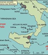 Image result for Stromboli Volcano Map