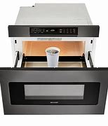 Image result for Sharp Pull Out Drawer Microwave