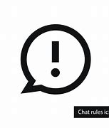 Image result for Chat Rules Icon