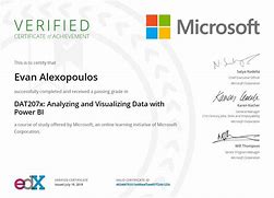 Image result for Microsoft Power Bi Certification Dashboard