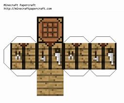 Image result for Minecraft Papercraft Crafting Table