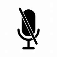 Image result for Microphone Mute Circle Icon