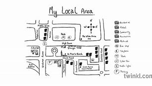 Image result for Paper Road Map of My Local Area