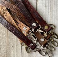 Image result for handmade leather keychain