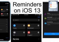 Image result for iOS 13 Reminders App
