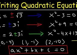 Image result for Applying Quadratic Formula