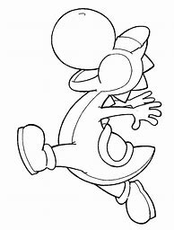 Image result for Super Mario Yoshi Coloring Pages