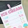 Image result for Ice Cream Shop Sign Preschool