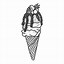 Image result for Ice Cream Cartoon Black and White