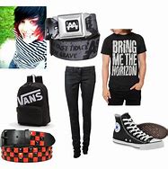 Image result for Emo Boy Clothes