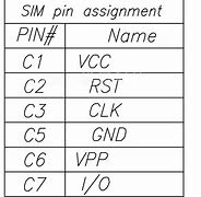 Image result for Micro Sim Card Pinout