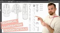 Image result for Technical Drawing Fashion Design
