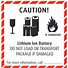 Image result for Lithium Battery Shipping Label