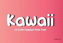 Image result for Kawaii Fonts