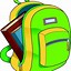 Image result for Backpack On Hook Clip Art