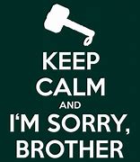 Image result for I'm Sorry My Bro