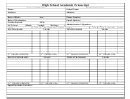 Image result for High School Transcript by Subject Template