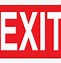 Image result for Exit Sign for Business