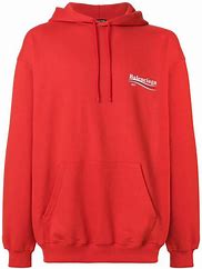 Image result for red balenciaga hoodies
