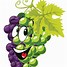 Image result for Grapes Fruit Cartoon