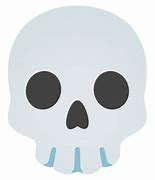 Image result for Half Skull Emoji