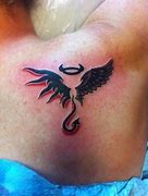 Image result for Devil with Halo Tattoo