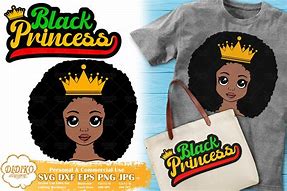 Image result for Black Princess Girl SVG