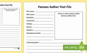 Image result for Author Profile Template Empty