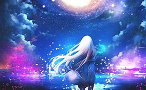 Image result for Cool Dark Wallpapers Galaxy Girl Anime