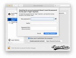 Image result for How to Change Mac Password