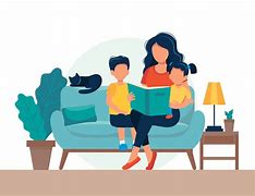 Image result for Family Reading Book Clip Art