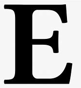 Image result for Letter E Clip Art Black and White