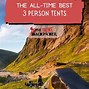 Image result for Best Quality 3 Person Tent