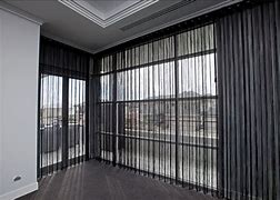 Image result for Black Mesh Curtains