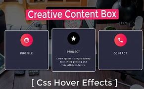 Image result for Content Box Effects CSS