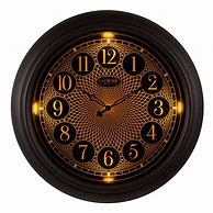 Image result for Battery Operated Illuminated Wall Clock