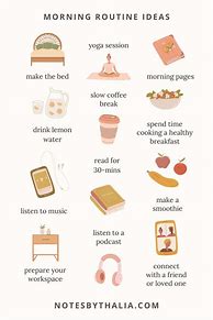 Image result for Morning Routine Ideas without Phone