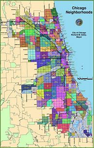 Image result for Chicago City Map Printable