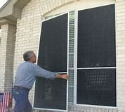 Image result for Solar Screen vs Regular Screen