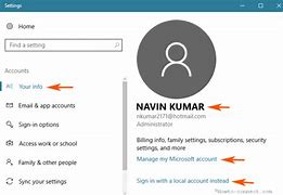 Image result for Account Settings Windows 1.0