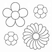 Image result for Paper Flower Templates Printable Free 5 Papersvg