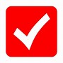 Image result for Empty Red Check Mark Box