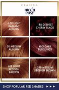 Image result for Auburn Hair Color Chart