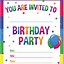 Image result for Happy Birthday Invitation Card in English