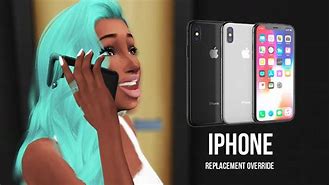 Image result for Sims 4 iPhone X CC